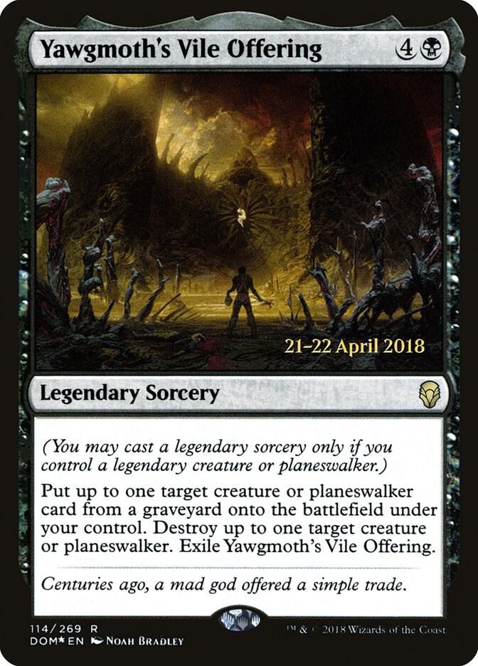 Yawgmoth's Vile Offering (114) [Prerelease Cards]