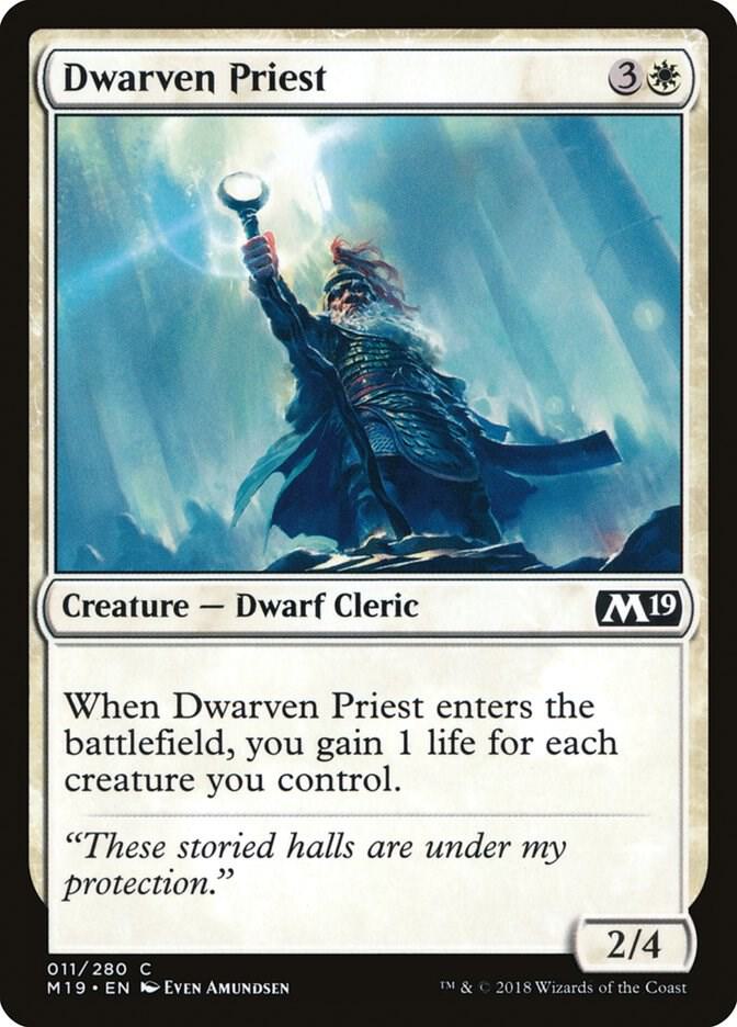 Dwarven Priest (11) [Core Set 2019]