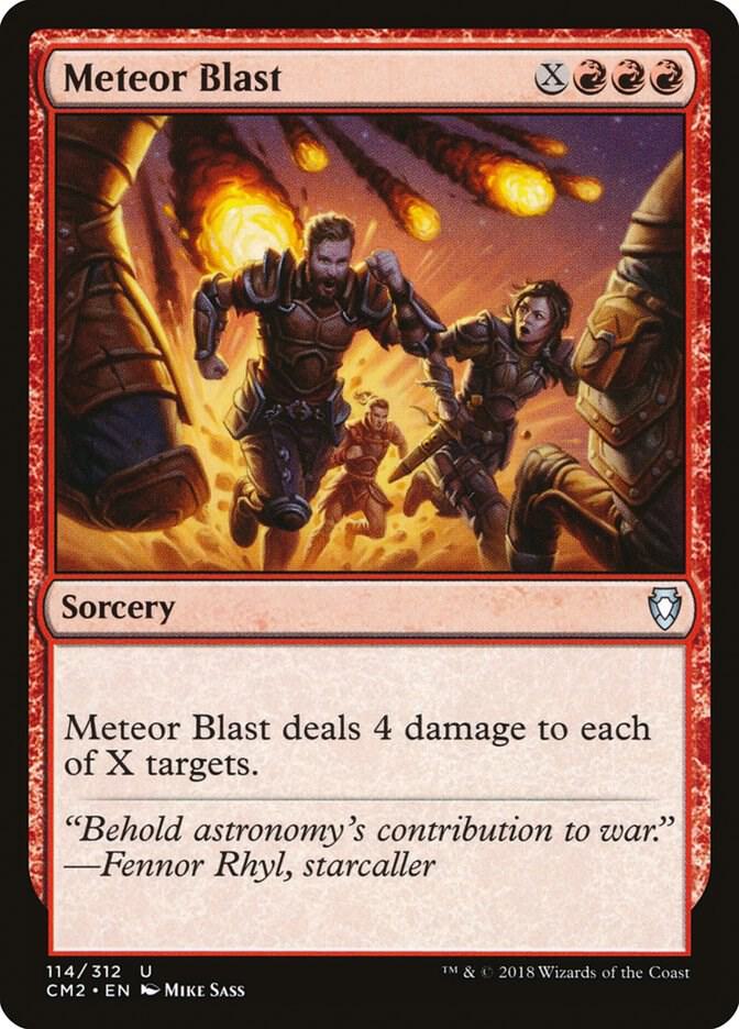 Meteor Blast (114) [Commander Anthology Volume II]