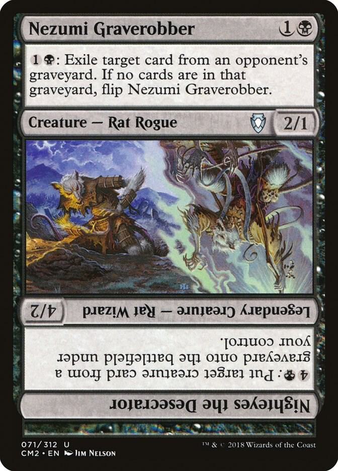 Nezumi Graverobber // Nighteyes the Desecrator (71) [Commander Anthology Volume II]