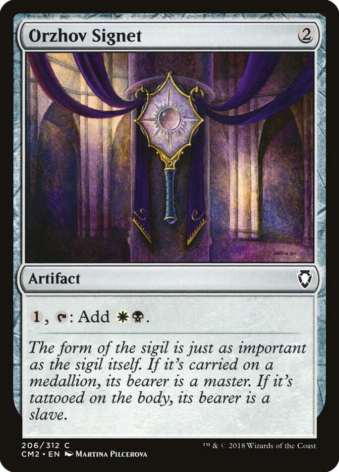 Orzhov Signet (206) [Commander Anthology Volume II]