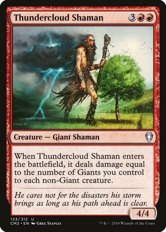 Thundercloud Shaman (123) [Commander Anthology Volume II]