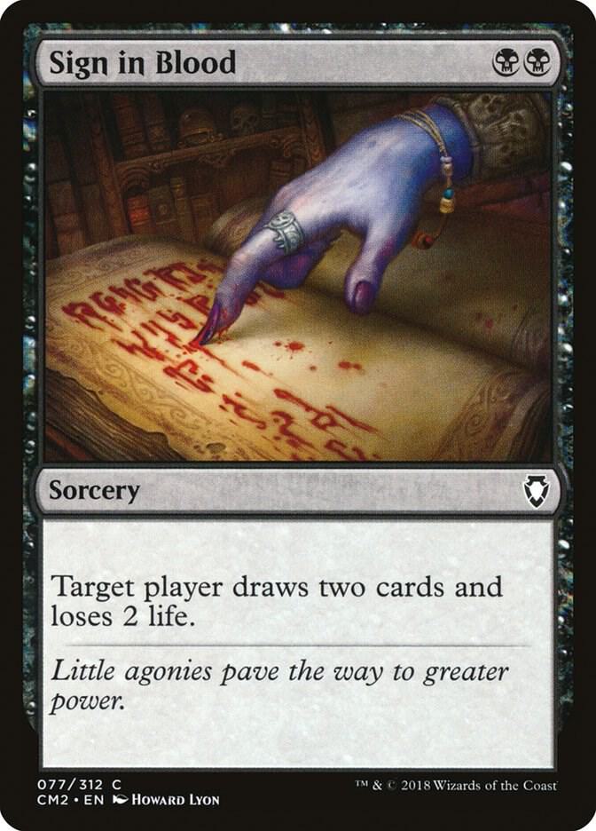 Sign in Blood (77) [Commander Anthology Volume II]