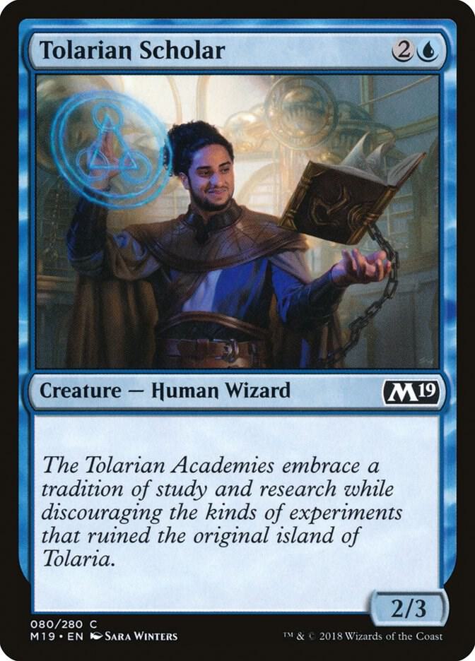 Tolarian Scholar (80) [Core Set 2019]
