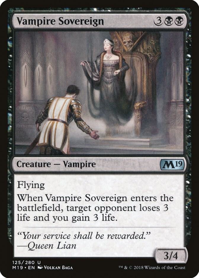 Vampire Sovereign (125) [Core Set 2019]