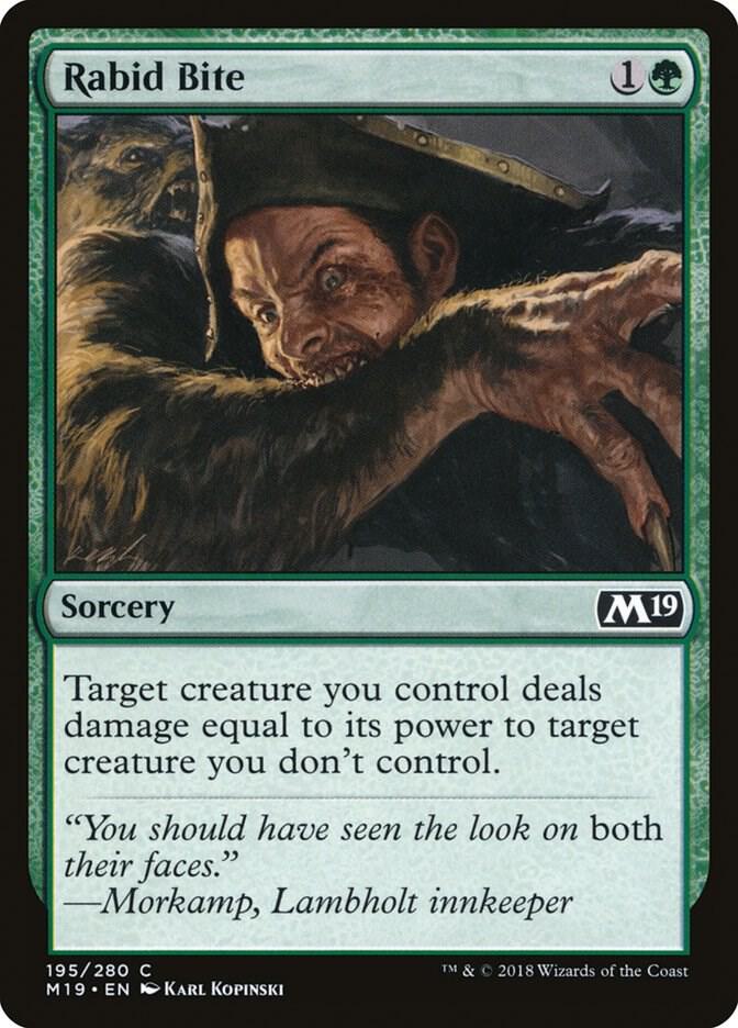 Rabid Bite (195) [Core Set 2019]