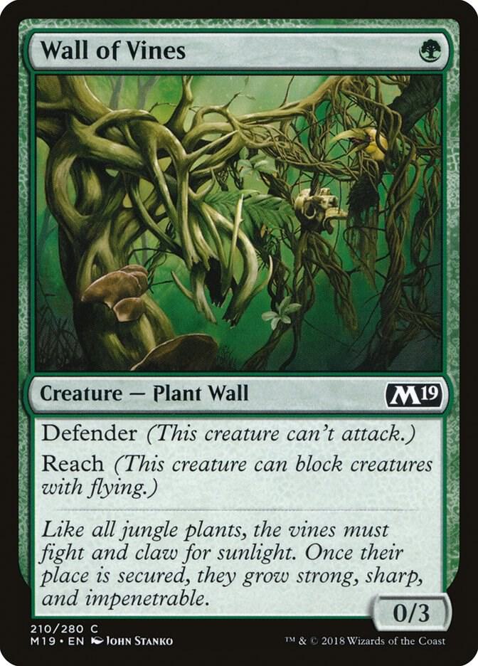 Wall of Vines (210) [Core Set 2019]