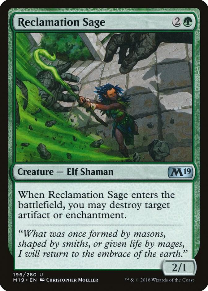 Reclamation Sage (196) [Core Set 2019]