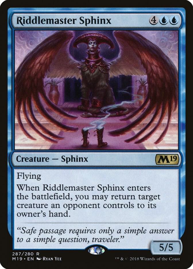 Riddlemaster Sphinx (287) [Core Set 2019]