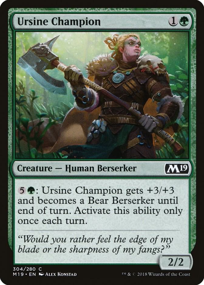 Ursine Champion (304) [Core Set 2019]