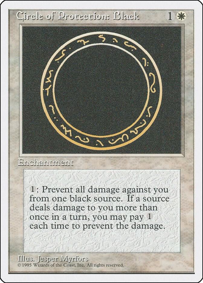 Circle of Protection: Black (14) [Fourth Edition]