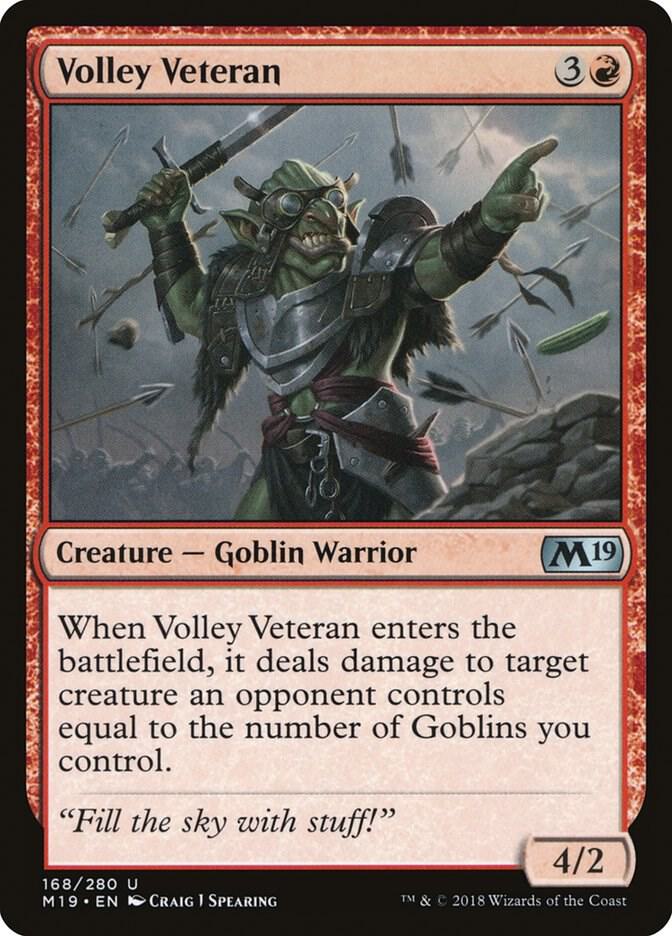 Volley Veteran (168) [Core Set 2019]