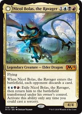 Nicol Bolas, the Ravager (218) [Core Set 2019]