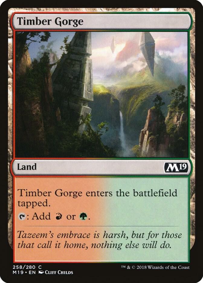 Timber Gorge (258) [Core Set 2019]