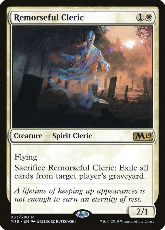 Remorseful Cleric (33) [Core Set 2019]