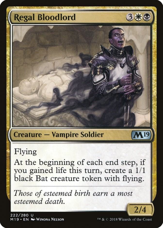 Regal Bloodlord (222) [Core Set 2019]