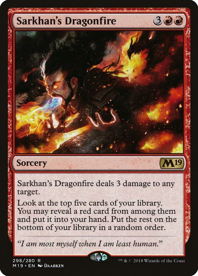 Sarkhan's Dragonfire (298) [Core Set 2019]