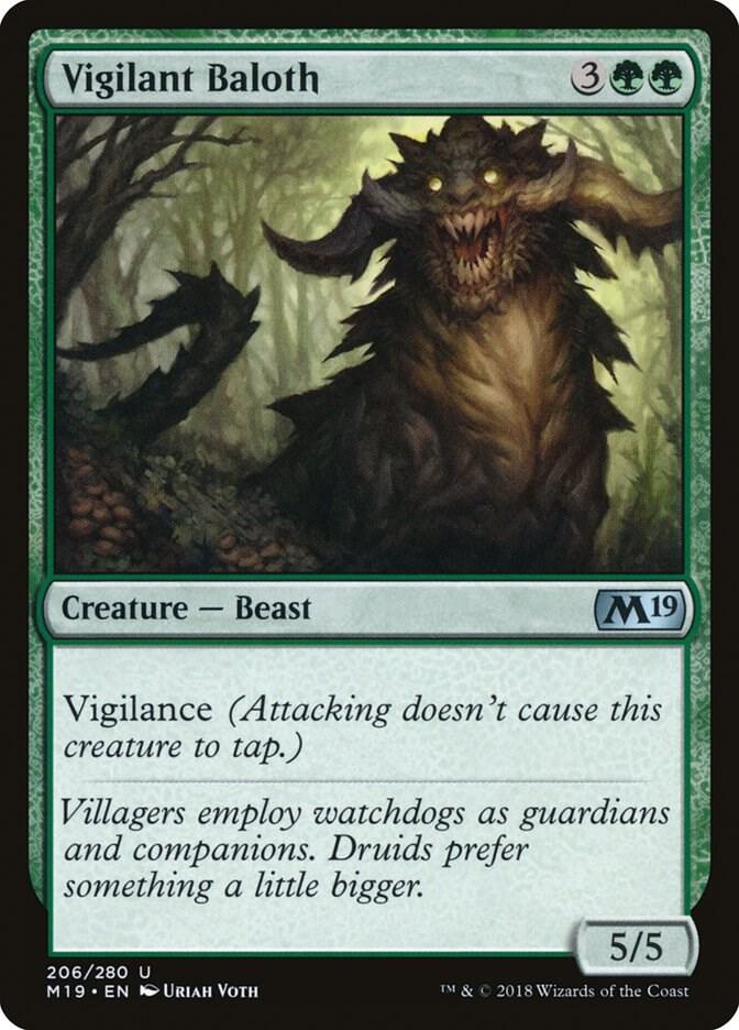 Vigilant Baloth (206) [Core Set 2019]
