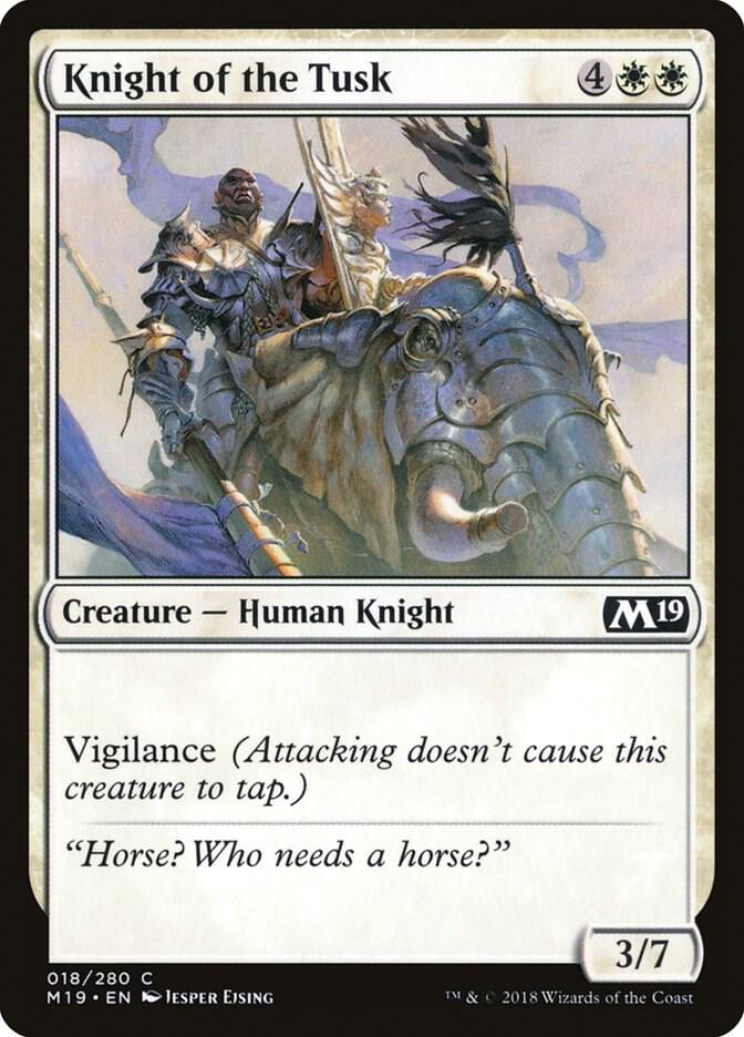Knight of the Tusk (18) [Core Set 2019]