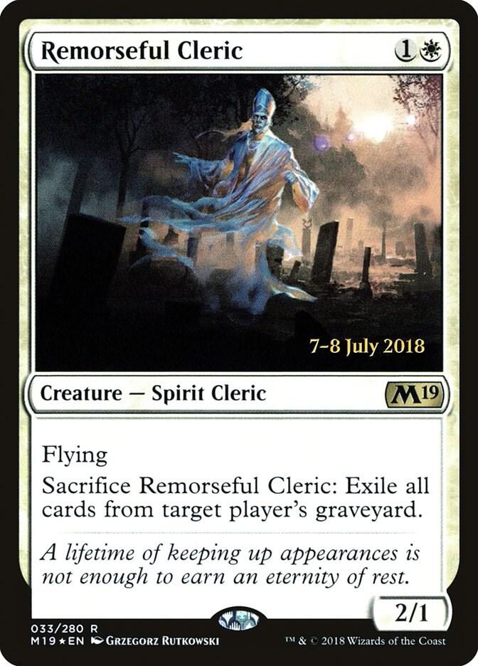 Remorseful Cleric (33) [Prerelease Cards]