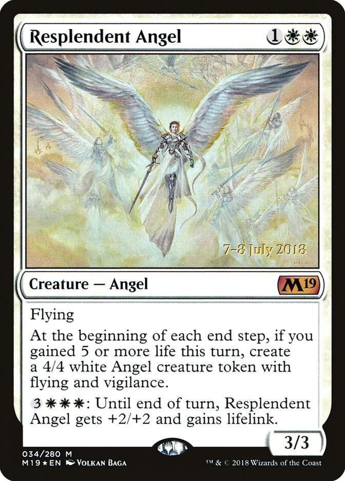 Resplendent Angel (M19) (34) [Prerelease Cards]