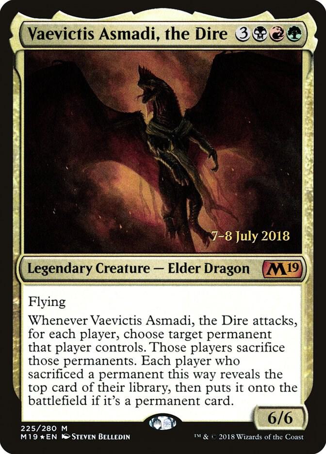 Vaevictis Asmadi, the Dire (225) [Prerelease Cards]
