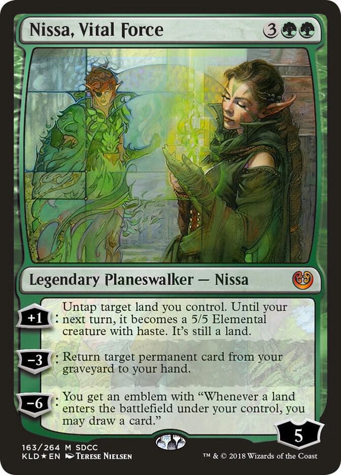 Nissa, Vital Force (SDCC 2018 Exclusive) (163) [Media Promos]