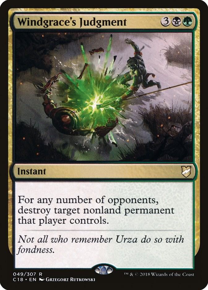 Windgrace's Judgment (49) [Commander 2018]