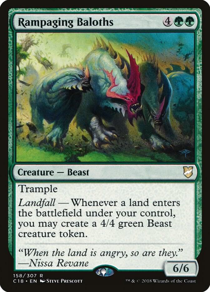 Rampaging Baloths (158) [Commander 2018]