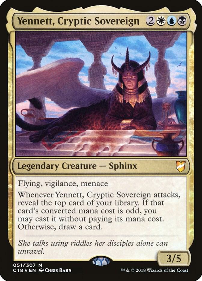 Yennett, Cryptic Sovereign (51) [Commander 2018]