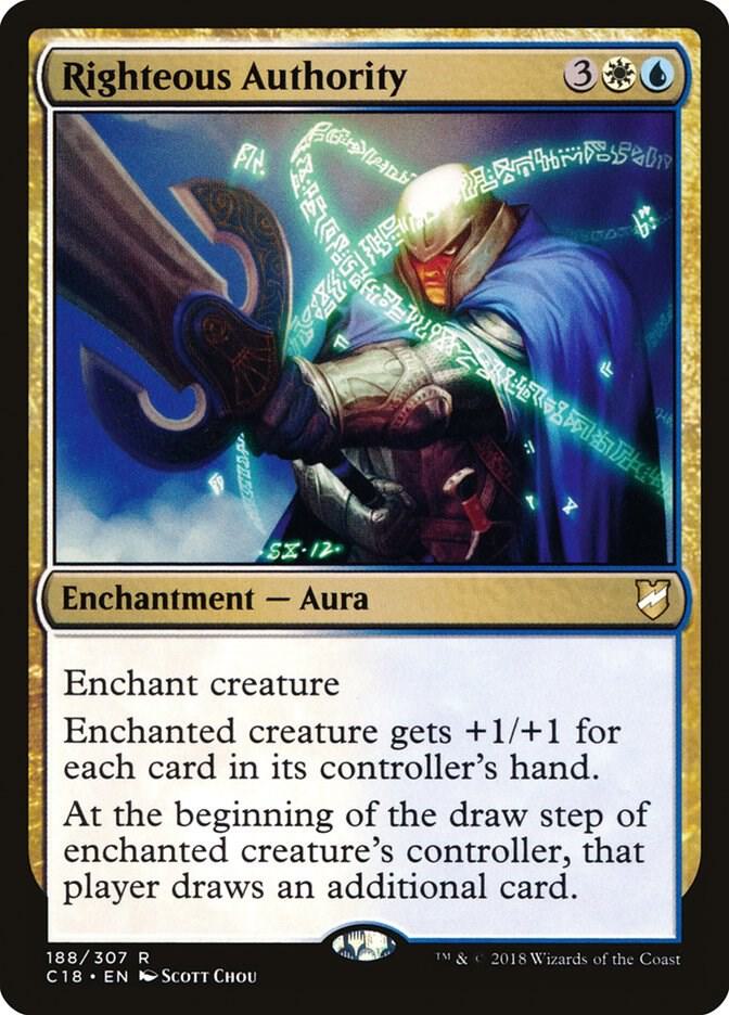 Righteous Authority (188) [Commander 2018]