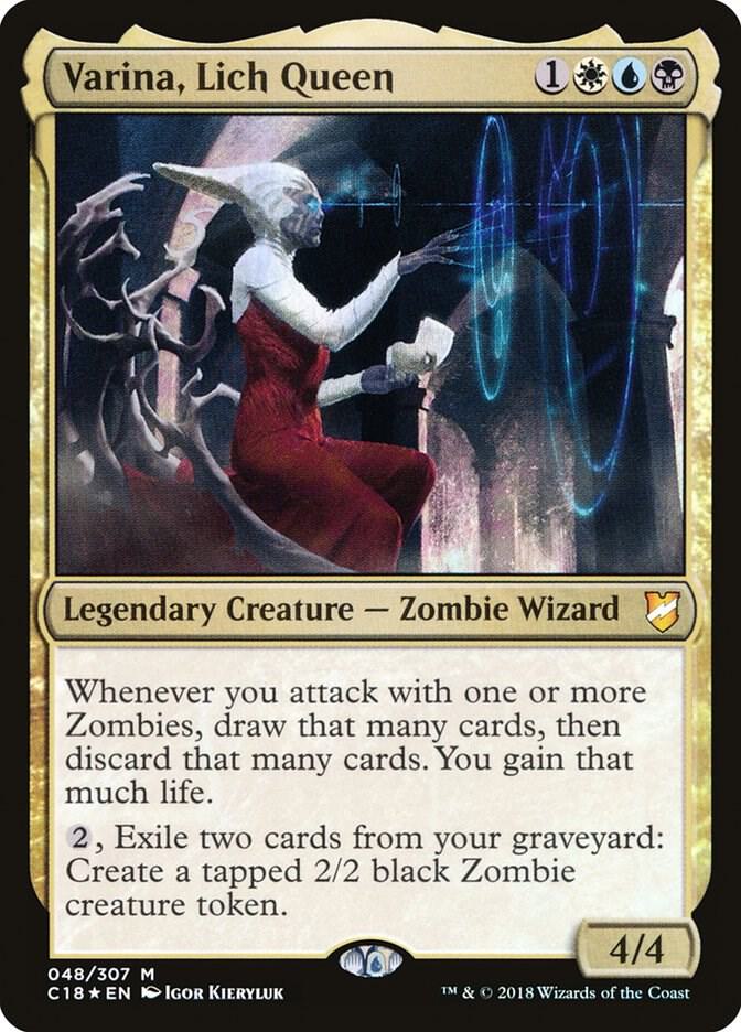 Varina, Lich Queen (48) [Commander 2018]