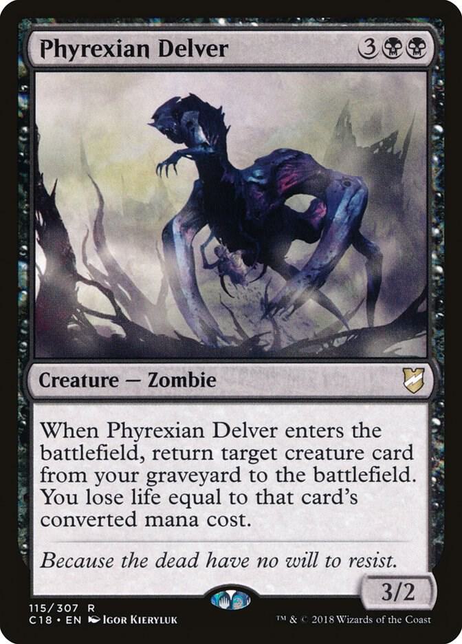 Phyrexian Delver (115) [Commander 2018]
