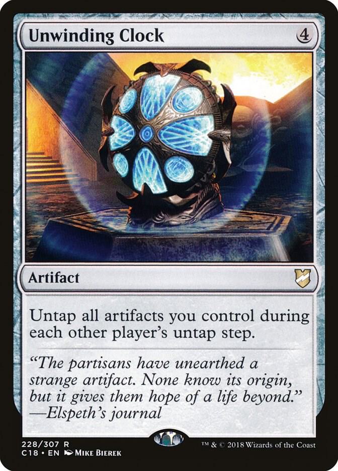 Unwinding Clock (228) [Commander 2018]