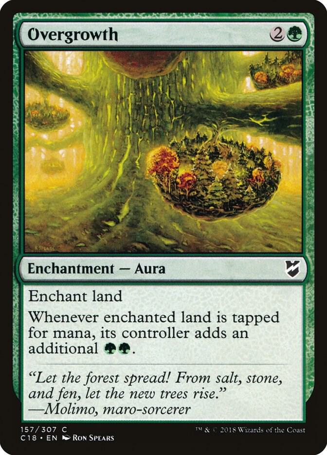 Overgrowth (157) [Commander 2018]