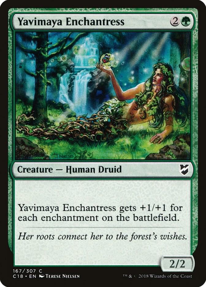 Yavimaya Enchantress (167) [Commander 2018]