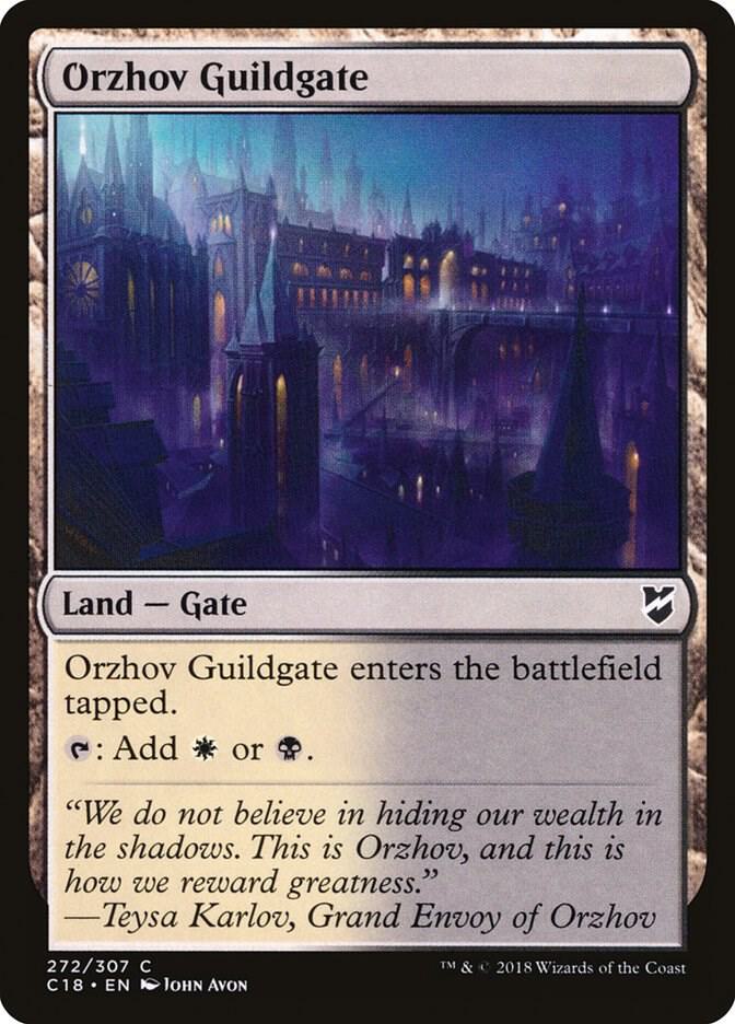Orzhov Guildgate (272) [Commander 2018]