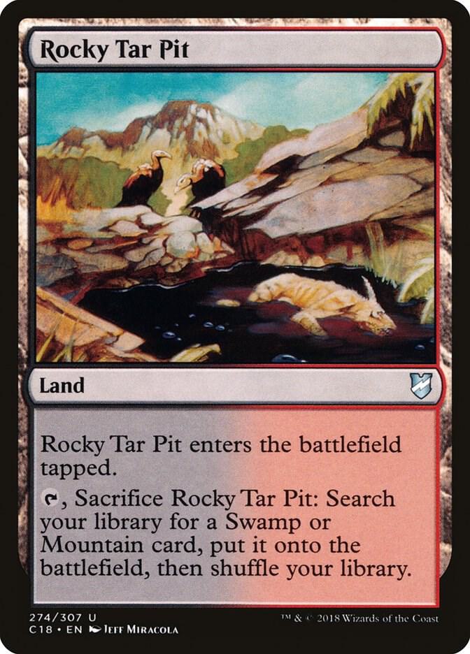 Rocky Tar Pit (274) [Commander 2018]
