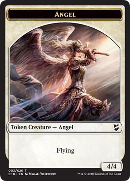Angel // Soldier Double-Sided Token (3 // 6) [Commander 2018]