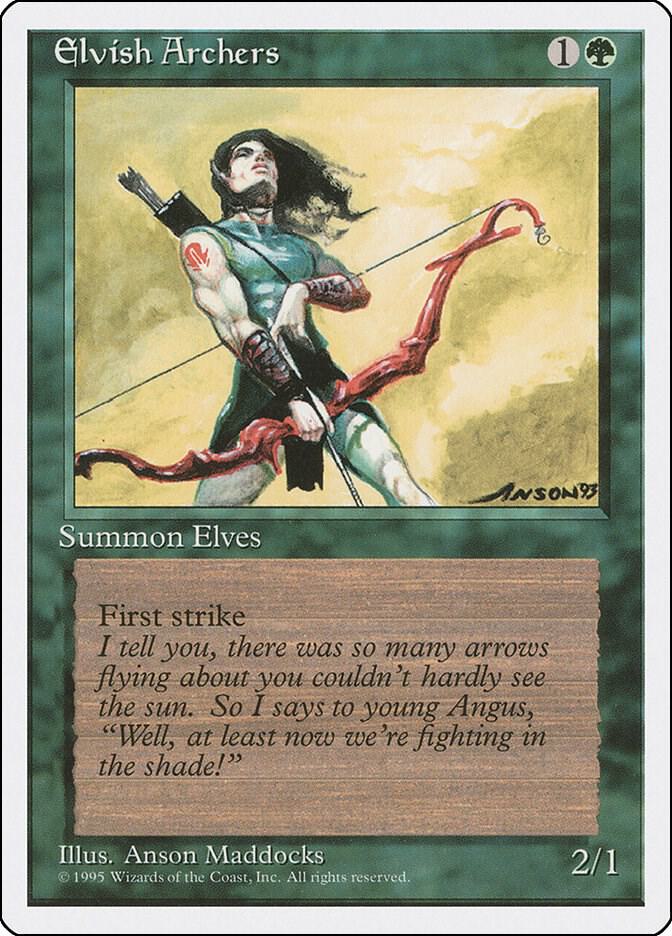 Elvish Archers (127) [Fourth Edition]