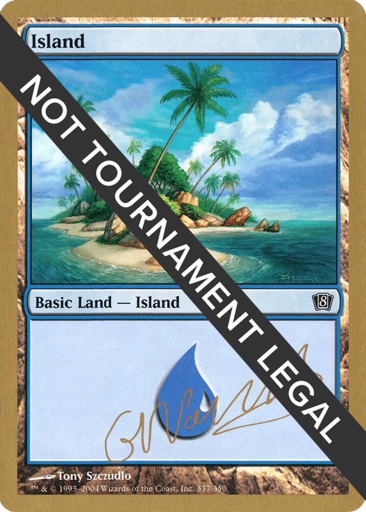 Island (337) - 2004 Gabriel Nassif (8ED) [World Championship Decks]