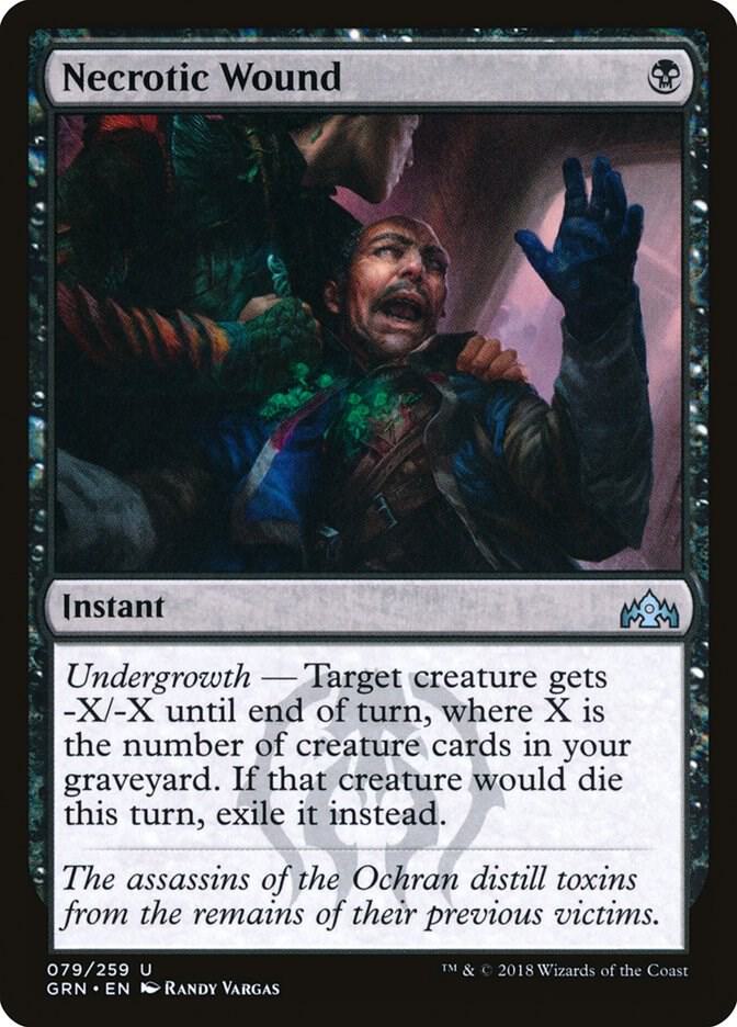 Necrotic Wound (79) [Guilds of Ravnica]