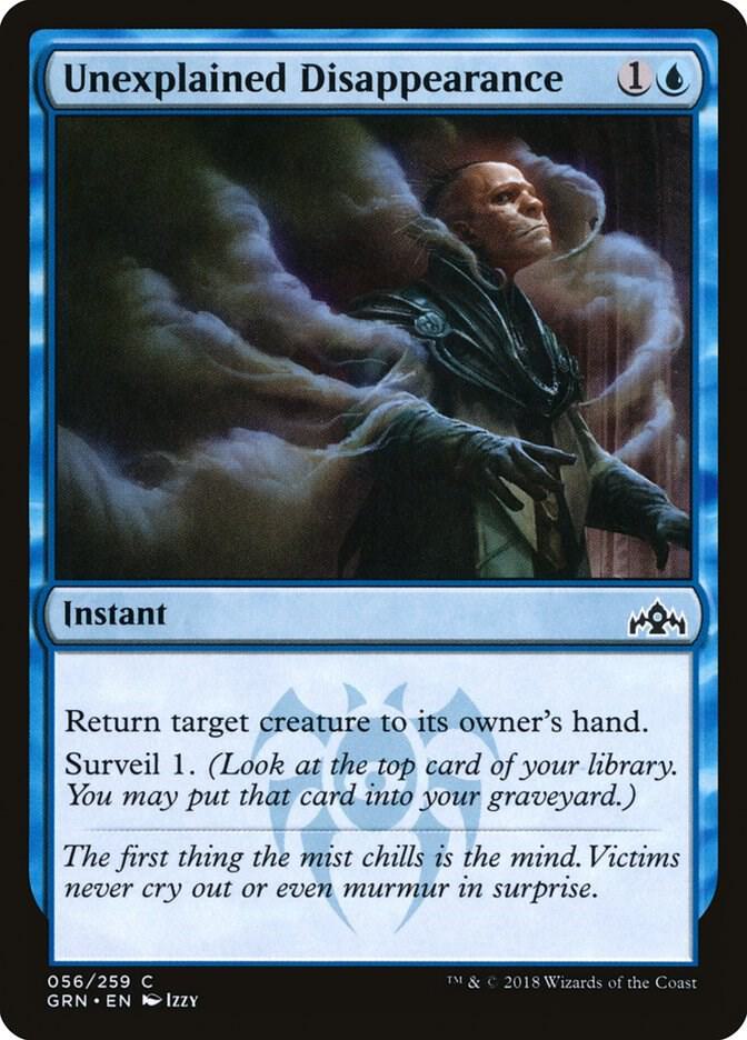 Unexplained Disappearance (56) [Guilds of Ravnica]