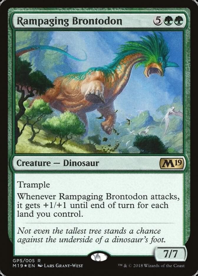 Rampaging Brontodon (2018 Gift Pack) (GP5) [Gift Boxes and Promos]