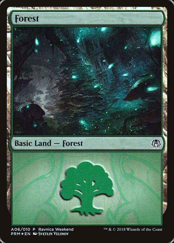 Forest - Golgari (A06) [Launch Party & Release Event Promos]