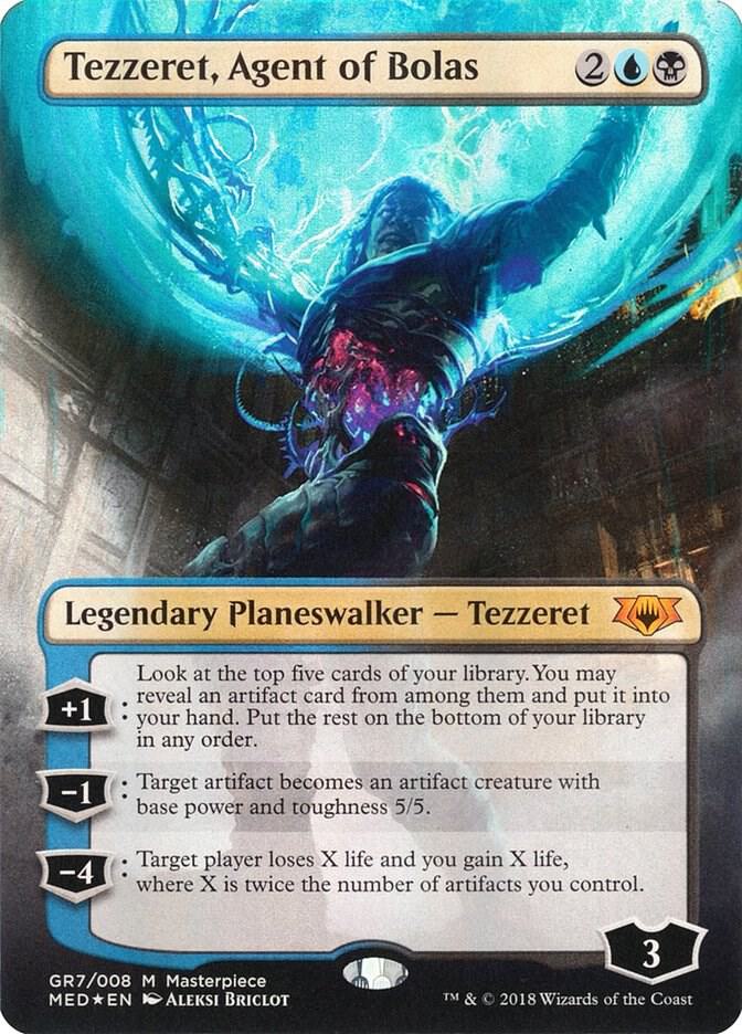 Tezzeret, Agent of Bolas (GR7) [Mythic Edition: Guilds of Ravnica] [Borderless]