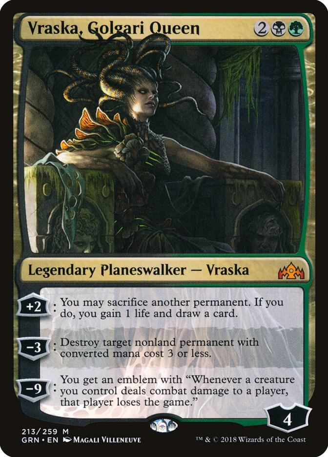Vraska, Golgari Queen (213) [Guilds of Ravnica]