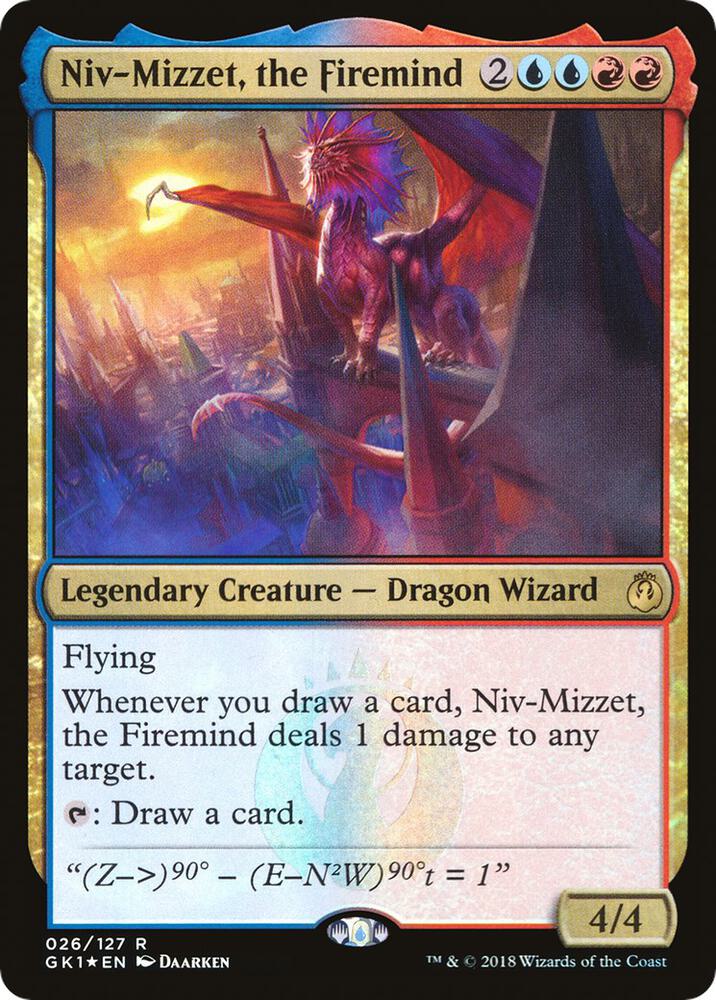 Niv-Mizzet, the Firemind (26) [GRN Guild Kit]