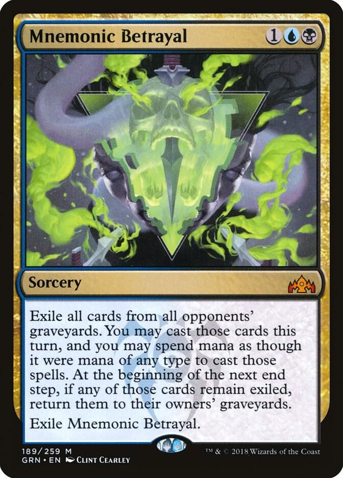 Mnemonic Betrayal (189) [Guilds of Ravnica]