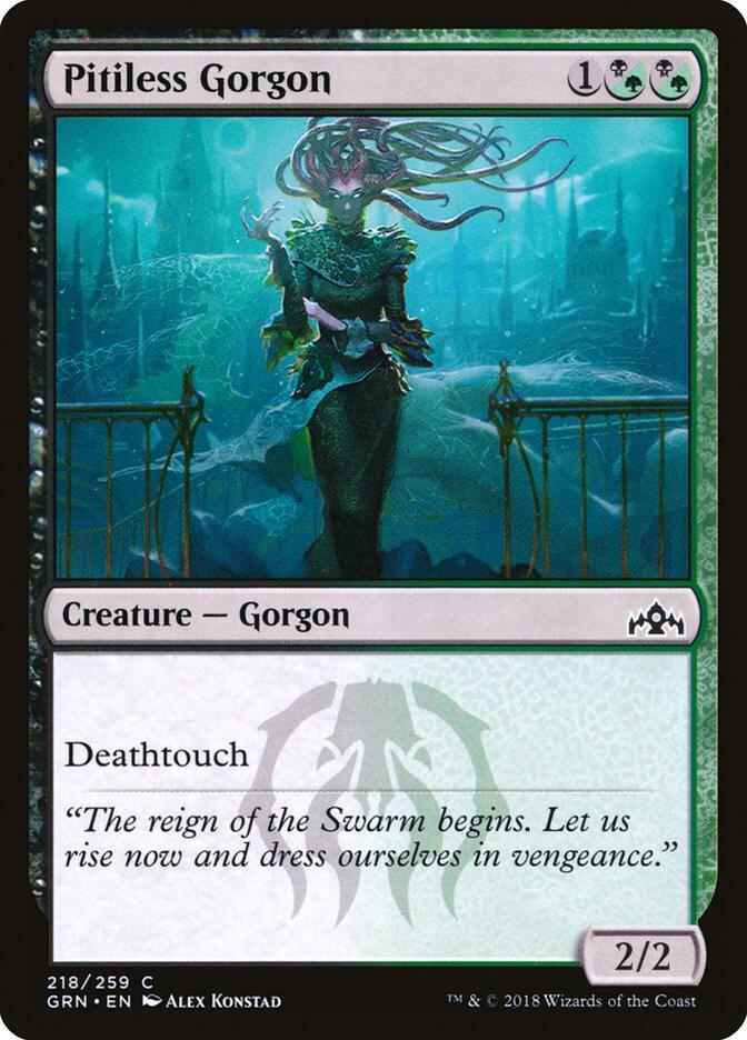 Pitiless Gorgon (218) [Guilds of Ravnica]